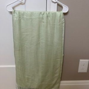 Pale Green Lightweight Scarf
